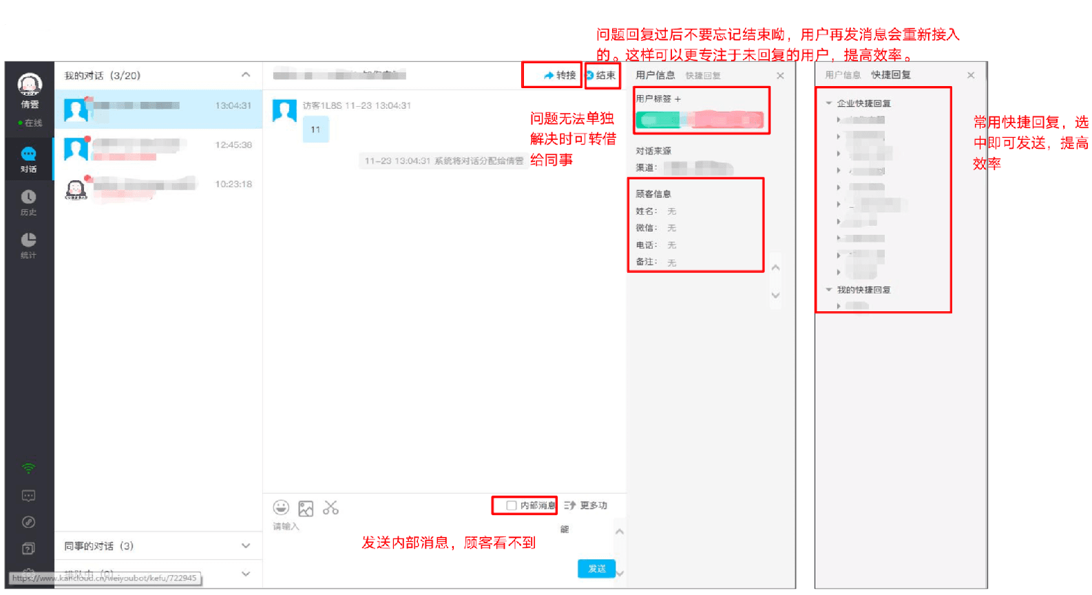 开始对话示意图